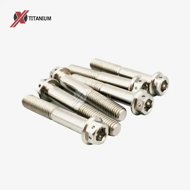 How do titanium bolts compare to steel for motorcycle applications?